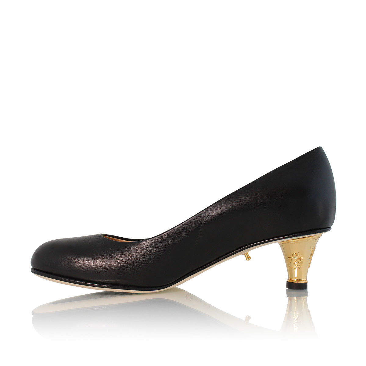 BIRGITTE - Sort/nappa